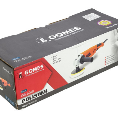 MÁY CHÀ BÓNG 1200W 180MM GOMES GB-6318 - HÀNG CHÍNH HÃNG