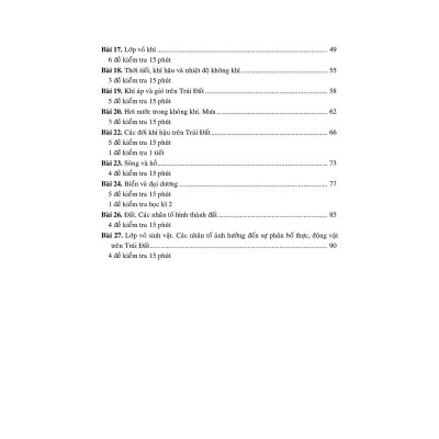 Sách - 100 Đề Kiểm Tra Địa Lí Lớp 6 - Khang Việt Book