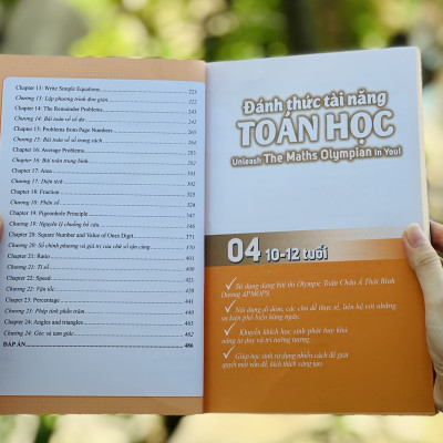 Sách Đánh Thức Tài Năng Toán Học 3, 4, 5 ( Combo 3 Cuốn ) - Tổng hợp kiến thức toán học lớp 3 đến lớp 6, Hiệu sách Genbooks