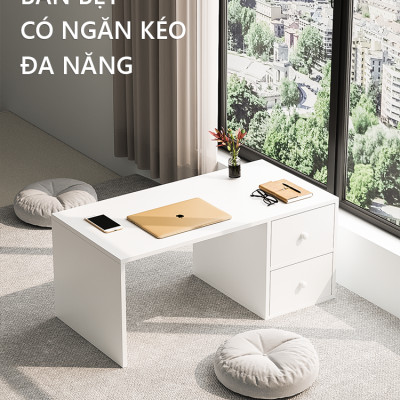 Bàn làm việc ngồi bệt đa năng có ngăn kéo để đồ thông minh thương hiệu IGA - GP259