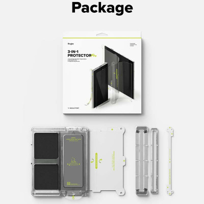 Bộ dán màn hình cho Samsung Galaxy Z Fold 7 RINGKE 3-in-1 Protector Pro - Hàng Chính Hãng