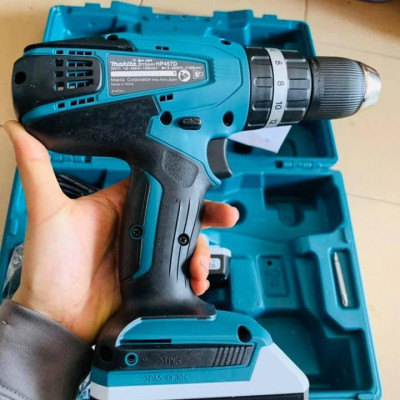 MÁY KHOAN BÚA VẶN VÍT DÙNG PIN 18V MAKITA HP457DWE (01 ĐẾ SẠC – 02 PIN 18V/1.5AH) - HÀNG CHÍNH HÃNG