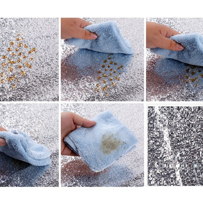 Giấy Dán Bếp Tráng Nhôm Cách Nhiệt, Chống Dầu Mỡ cuôn 3m x 60cm