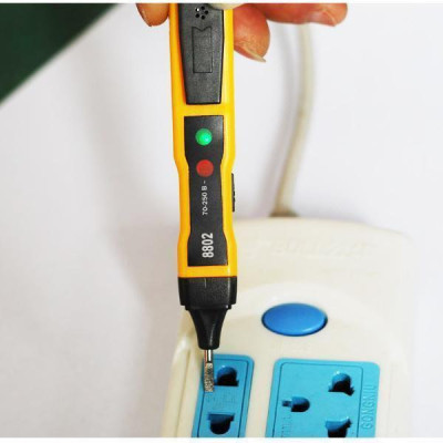 Bút Thử Điện Âm Tường SP-8802 Độ Nhạy Cao Kèm 2 Viên Pin