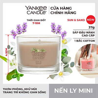 Nến ly mini Yankee Candle (37g) - Sun & Sand