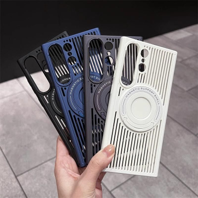 Ốp Lưng Nhựa Cứng Tản Nhiệt Từ Tính Cho Samsung S25 Ultra / S24 Ultra / S23 Ultra / S23+ - BUM STORE GALAXY CASE