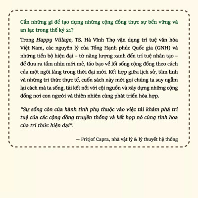 Happy Village - Cội Nguồn An Lạc: Lối Đến Những Ngôi Làng Hạnh Phúc