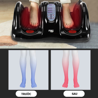 Máy massage chân hồng ngoại Fuki Nhật Bản FK-6811 màu đen