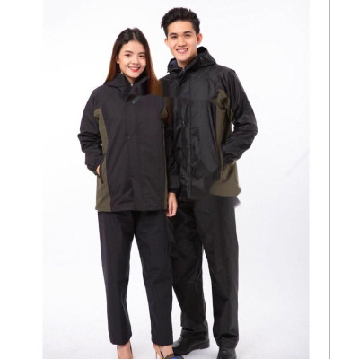 Áo mưa Thảo Kiên Áo mưa bộ 1 đầu 1 người 2 lớp phủ PU cao cấp chống thấm mưa cực tốt chính hãng