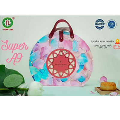 Hộp Bánh Trung Thu 4 bánh 1 trứng 150g - COMBO SUPER A9 - Thành Long - (600g) - VIỆT NAM