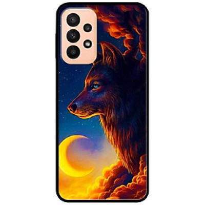Ốp lưng dành cho Samsung A13 4G mẫu Sói Và Mặt Trăng