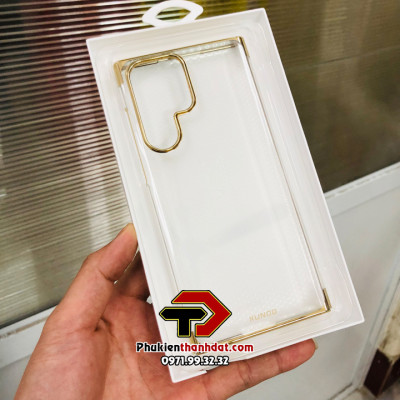 Ốp lưng dành cho SamSung Galaxy S22 Ultra chính hãng XUNDD trong suốt viền màu, không ố vàng- Hàng nhập khẩu