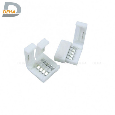Đầu nối thẳng 4 chân cho led dây dán 5050 RGB đổi màu connector 4P pin 10 mm  trang trí dán tường thạch cao, cây máy tính, màn hình, ti vi, TV, Gaming, Tiktok dán tường, chống nước bền đẹp- Chính hãng DEHA