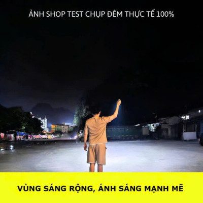 Đèn Pin Cầm Tay Siêu Sáng Mini Có Sạc USB Chiếu Xa 5 Chế Độ Sáng, Pin Trâu Chống Thấm Nước, Tiện Dụng – Hàng Nhập Khẩu