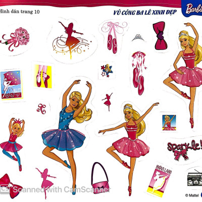 Barbie Bộ Sách Dán Hình Cuộc Sống Nhiều Niềm Vui - Tập 2