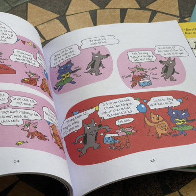 [Combo 3c truyện tranh in màu] HỘI LÝ SỰ CẮC CỚ – NHƯ CÁ GẶP NƯỚC – YÊN NÀO! – BÍ MẬT LÀ MẬT BÍ - Sophie Furlaud - Dorothée de Monfreid - Đoàn Hương Giang - NXB Kim Đồng