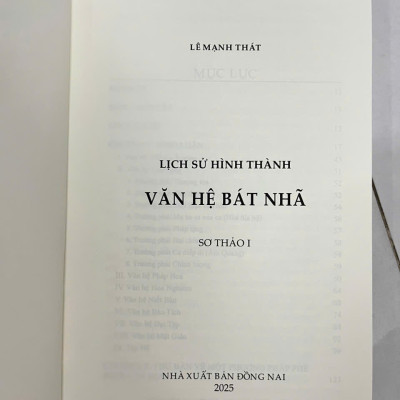Sách - Lịch Sử Hình Thành Văn Hệ Bát Nhã ( bản sơ thảo 1) - Lê Mạnh Thát