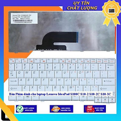 Bàn Phím dùng cho laptop Lenovo IdeaPad S100C S10-2 S10-2C S10-3C - MÀU ĐEN - Hàng Nhập Khẩu New Seal