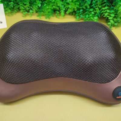 Gối massage cổ - Gối massage hồng ngoạị 8 bi Nhật bản, GM-500, Có đầu USB cắm cho ô tô, Sản phẩm chính hãng, BH 36 tháng