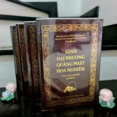 Kinh Đại Phương Quảng Phật Hoa Nghiêm (Trọn Bộ 4 Tập)