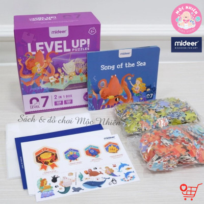 Bộ Xếp Hình Nâng Cao Mideer Advanced Puzzle - Level 7 (Song of the Sea) Dành Cho Bé Gái Từ 6 Tuổi