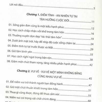 Cân Bằng Cảm Xúc, Sống Đời An Nhiên