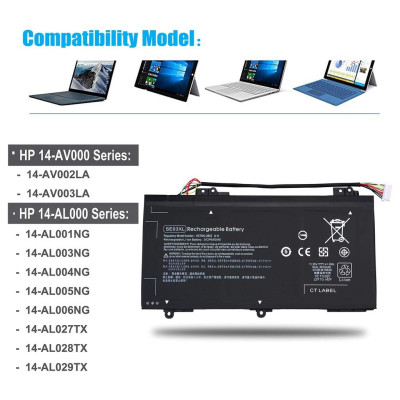 Pin Tương Thích Cho Laptop Hp 14-Al000 Se03Xl 3 Cell - Pavilion 14-Al000 14-Al100 14-Av000 - Hàng Nhập Khẩu New Seal TEEMO PC TEBAT1436