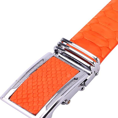 Thắt Lưng Nam Da Trăn VIP Bản Lớn Huy Hoàng HT4361 - Xanh Rêu