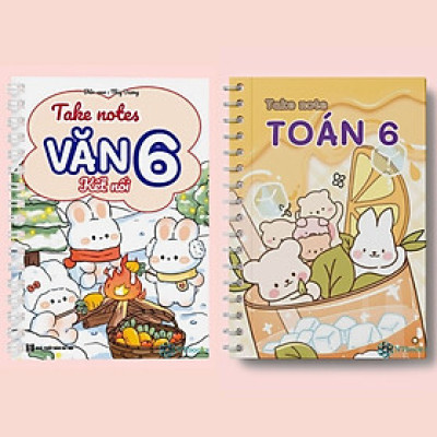 Sách Takenote lớp 6: Toán + Văn Kết Nối cỡ A5 (Phiên Bản Mới Nhất)