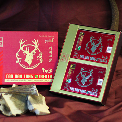 Thực phẩm bảo vệ sức khỏe Cao Ban Long Siberia TW3 100g - 100% Cao sừng hươu nguyên chất (Thực phẩm chức năng)