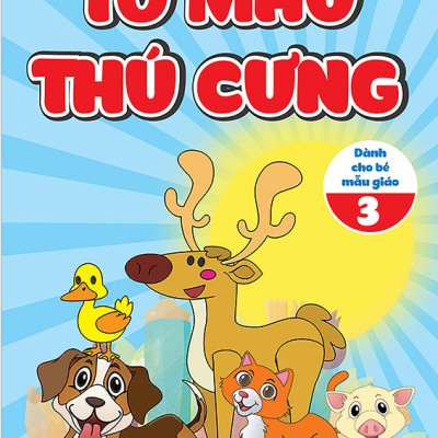 Combo Tô Màu Thú Cưng (5 quyển) - KV
