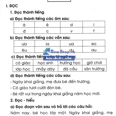 Tuyển Tập Đề Kiểm Tra Tiếng Việt 1 (Theo Chương Trình Giáo Dục Phổ Thông Mới Định Hướng Phát Triển Năng Lực)  - HA