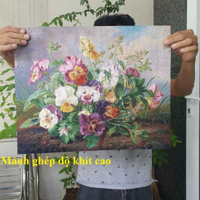 Bộ tranh xếp hình cao cấp 1000 mảnh – Quan Công (50x80cm)