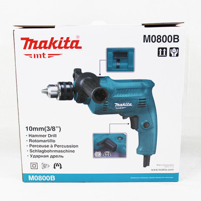 Máy khoan cầm tay mini,Máy khoan Makita chính hãng m0800b 10mm.