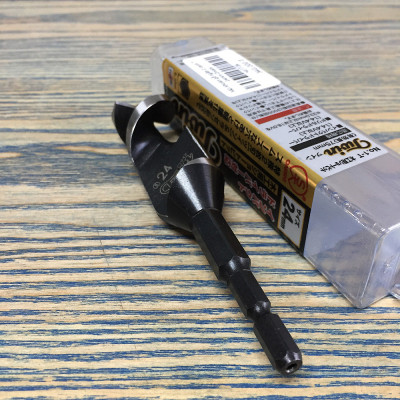 Mũi khoan gỗ ngắn 2 cạnh T 22mm chuôi lục giác 6.35mm Onishi