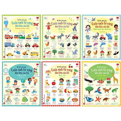 Combo 6 Cuốn Sách Từ Vựng Đầu Tiên Của Tôi