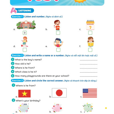 Sách - Phiếu Ôn Hè Tiếng Anh Lớp 4