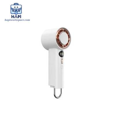 Quạt cầm tay mini hàng chính hãng WiWU Cooling High Speed Fan Wi-FS016: Thiết kế sang trọng, có sò lạnh, tốc độ gió cao