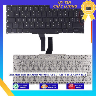 Bàn Phím dùng cho Apple Macbook Air 11" A1370 2011 A1465 2012 - CHUẨN CHÂU ÂU (UK) - Hàng Nhập Khẩu New Seal
