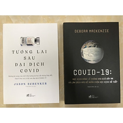 Combo 02 cuốn: Tương lai sau đại dịch covid, covid-19 Đại dịch đáng lẽ không bao giờ xảy ra và làm cách nào để ngăn chặn đại dịch kế tiếp