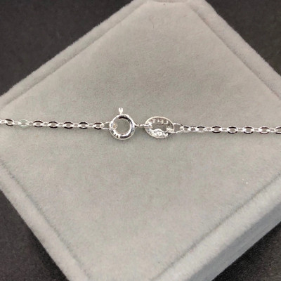 Dây Chuyền Vòng Cổ Nữ Bạc Ta Trái Tim Đính Đá Cao Cấp BẠC HIỂU MINH DMD486