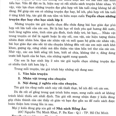 Tuyển Chọn Những Truyện Đọc Hay Cho Học Sinh Lớp 2 (Theo Chương Trình Giáo Dục Phổ Thông Mới)