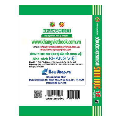 Sách - Bồi Dưỡng Học Sinh Giỏi Sinh Học Lớp 12 - Tập 2 - Khang Việt Book