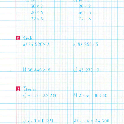 Luyện Tập Toán 4 Quyển 1 - Trình Bày Trên Giấy Ô Li (Bộ Sách Chân Trời Sáng Tạo) _HA