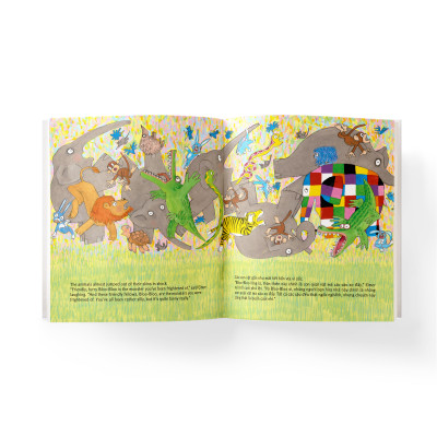 COMBO 4 CUỐN ELMER (SONG NGỮ ANH - VIỆT)_ David McKee_ Trần Hoài Thu và Vi Hạ dịch _ Đông A _NXB Dân Trí