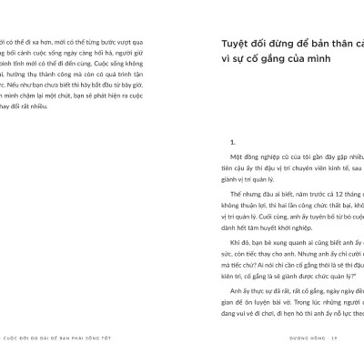 Cuộc Đời Đủ Dài Để Bạn Phải Sống Tốt _AZ