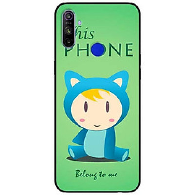 Ốp lưng dành cho Realme C3 mẫu Mèo Xanh