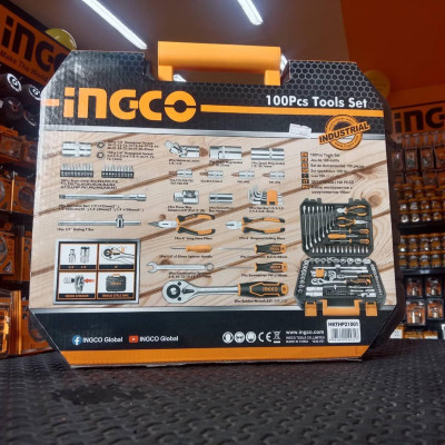 BỘ ĐỒ NGHỀ CẦM TAY 100 CHI TIẾT INGCO HKTHP21001 - HÀNG CHÍNH HÃNG