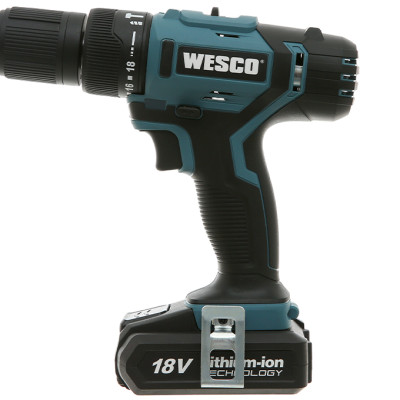 MÁY KHOAN PIN 18V ĐỘNG LỰC (BÚA) 2 TỐC ( 2 PIN THÙNG NHỰA ) WESCO WS2937K2- HÀNG CHÍNH HÃNG