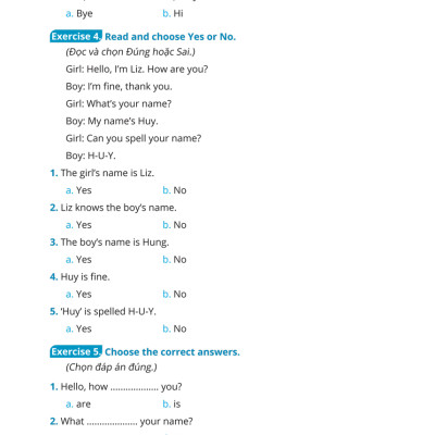 Đề Ôn Tập Từ Vựng Và Cấu Trúc Tiếng Anh Lớp 3_MEGABOOK